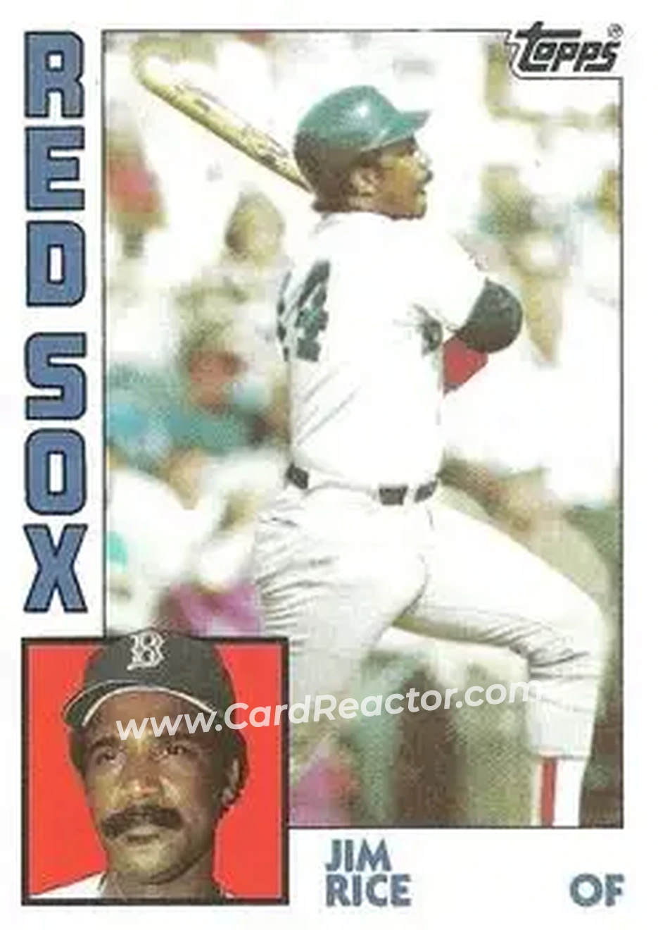 1984 Topps #550 - Jim Rice - Boston Red Sox - Front