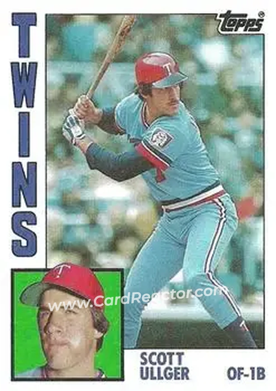 1984 Topps #551 - Scott Ullger - Minnesota Twins - Front