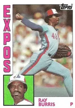 1984 Topps #552 - Ray Burris - Montreal Expos