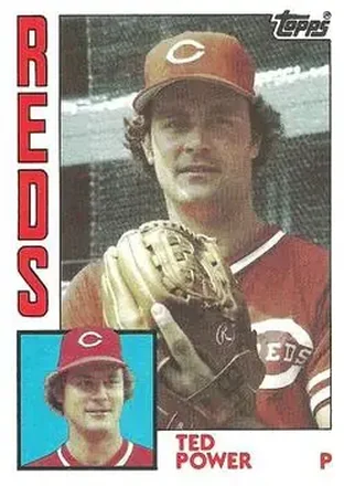 1984 Topps #554 - Ted Power - Cincinnati Reds