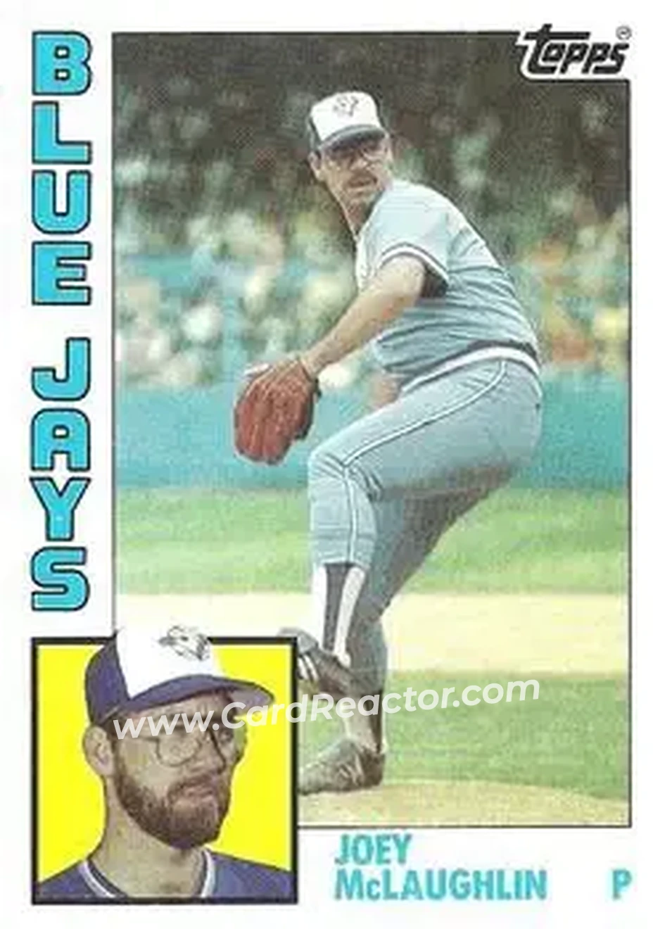 1984 Topps #556 - Joey McLaughlin - Toronto Blue Jays - Front