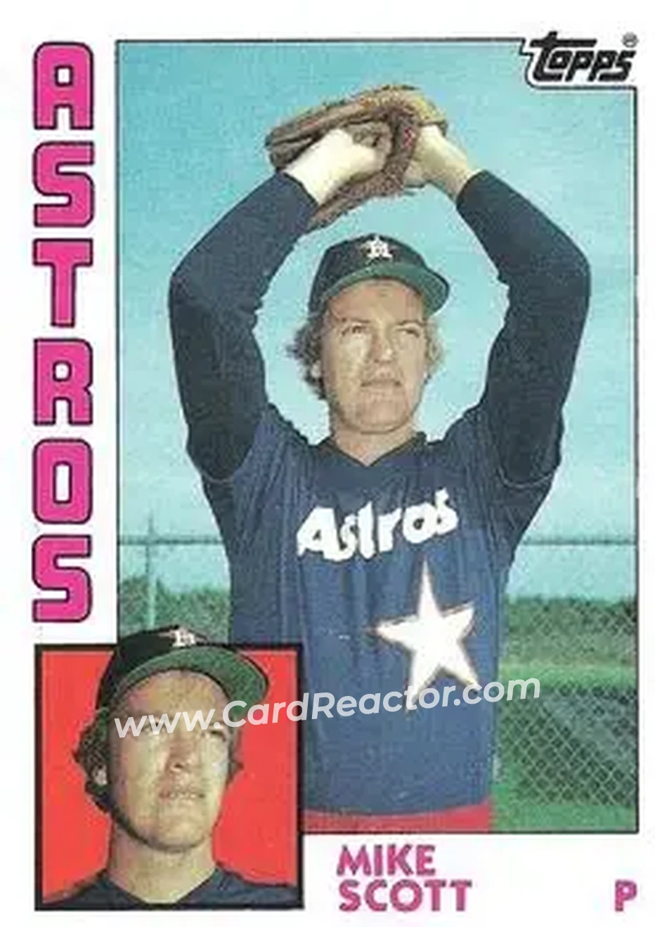 1984 Topps #559 - Mike Scott - Houston Astros - Front