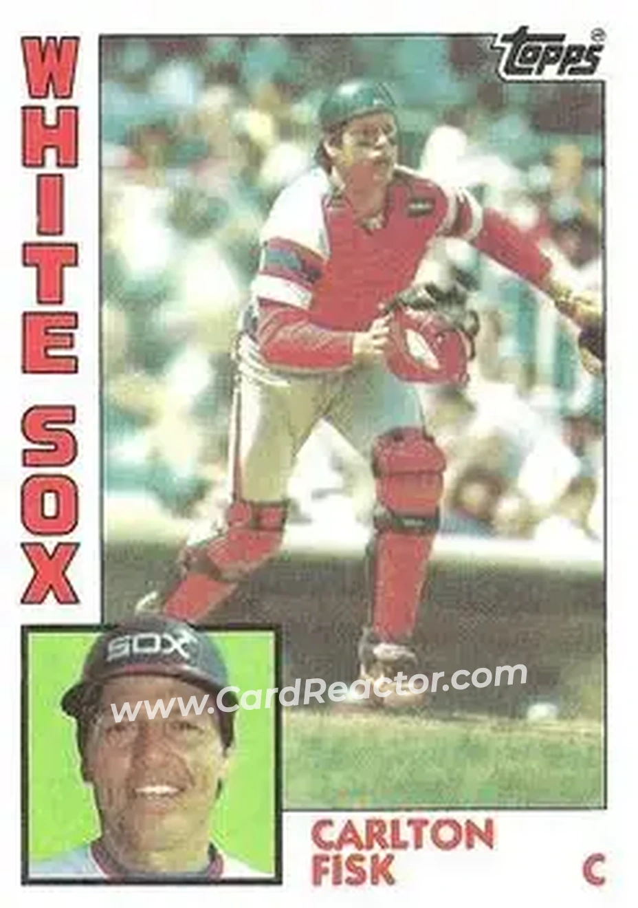 1984 Topps #560 - Carlton Fisk - Chicago White Sox - Front