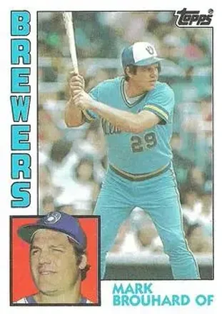 1984 Topps #528 - Mark Brouhard - Milwaukee Brewers 1984 Topps #528 - Mark Brouhard - Milwaukee Brewers