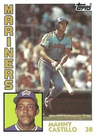1984 Topps #562 - Manny Castillo - Seattle Mariners