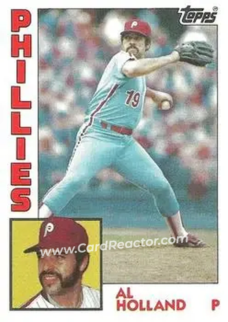 1984 Topps #564 - Al Holland - Philadelphia Phillies - Front