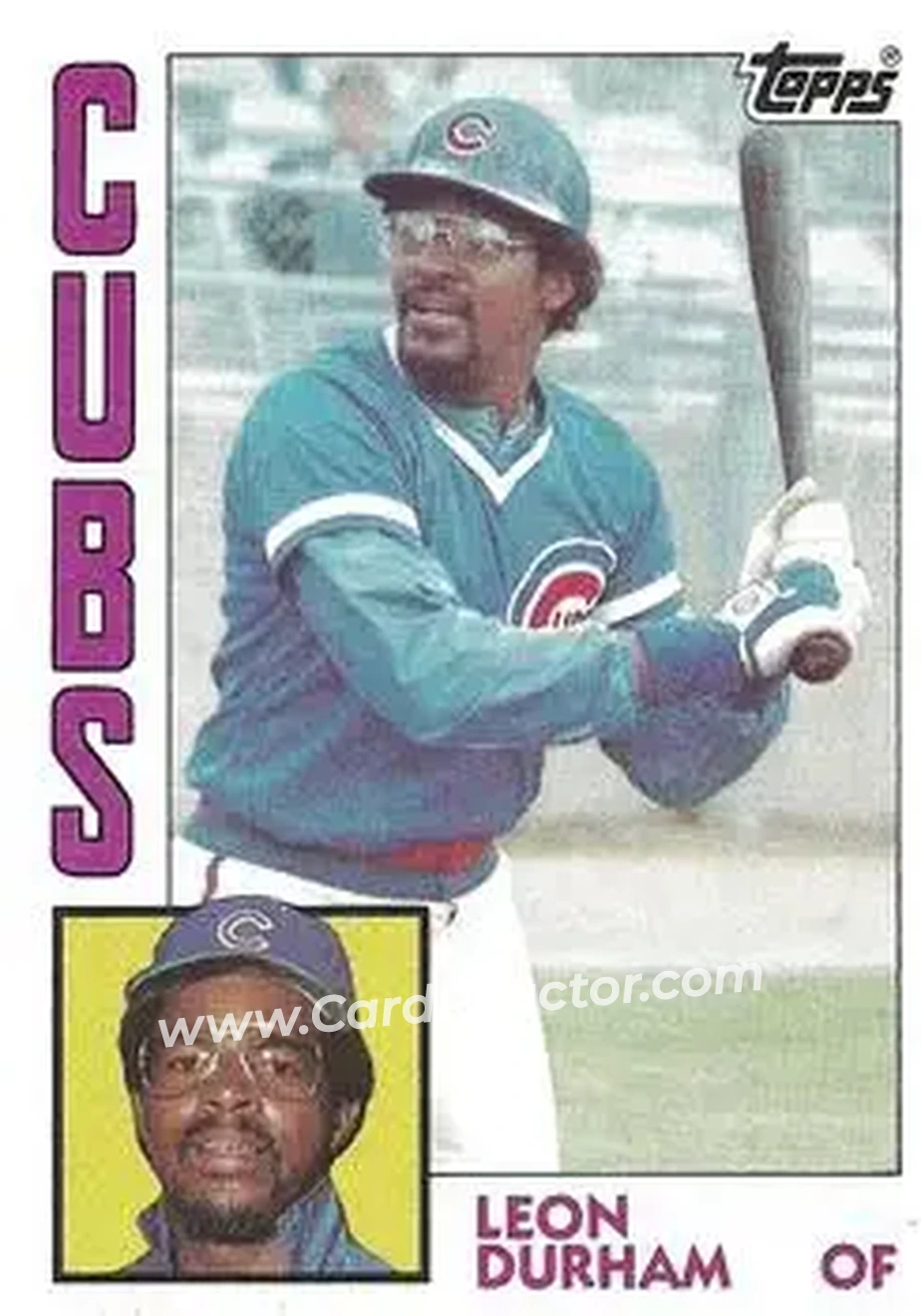 1984 Topps #565 - Leon Durham - Chicago Cubs - Front 1984 Topps #565 - Leon Durham - Chicago Cubs - Front