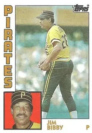 1984 Topps #566 - Jim Bibby - Pittsburgh Pirates
