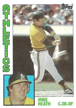 1984 Topps #567 - Mike Heath - Oakland Athletics