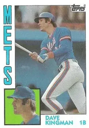 1984 Topps #573 - Dave Kingman - New York Mets