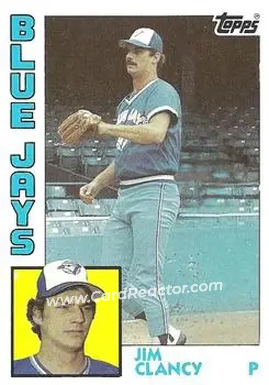 1984 Topps #575 - Jim Clancy - Toronto Blue Jays - Front