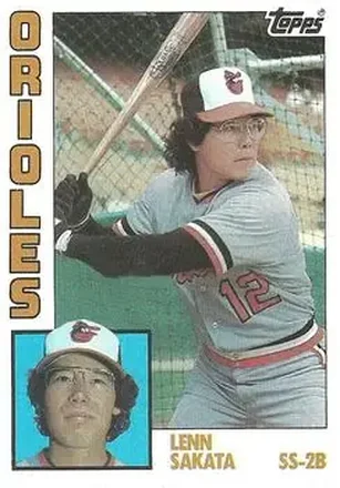 1984 Topps #578 - Lenn Sakata - Baltimore Orioles