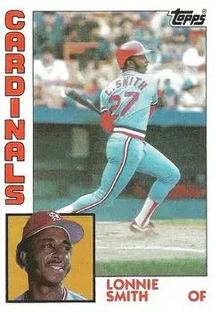 1984 Topps #580 - Lonnie Smith - St. Louis Cardinals