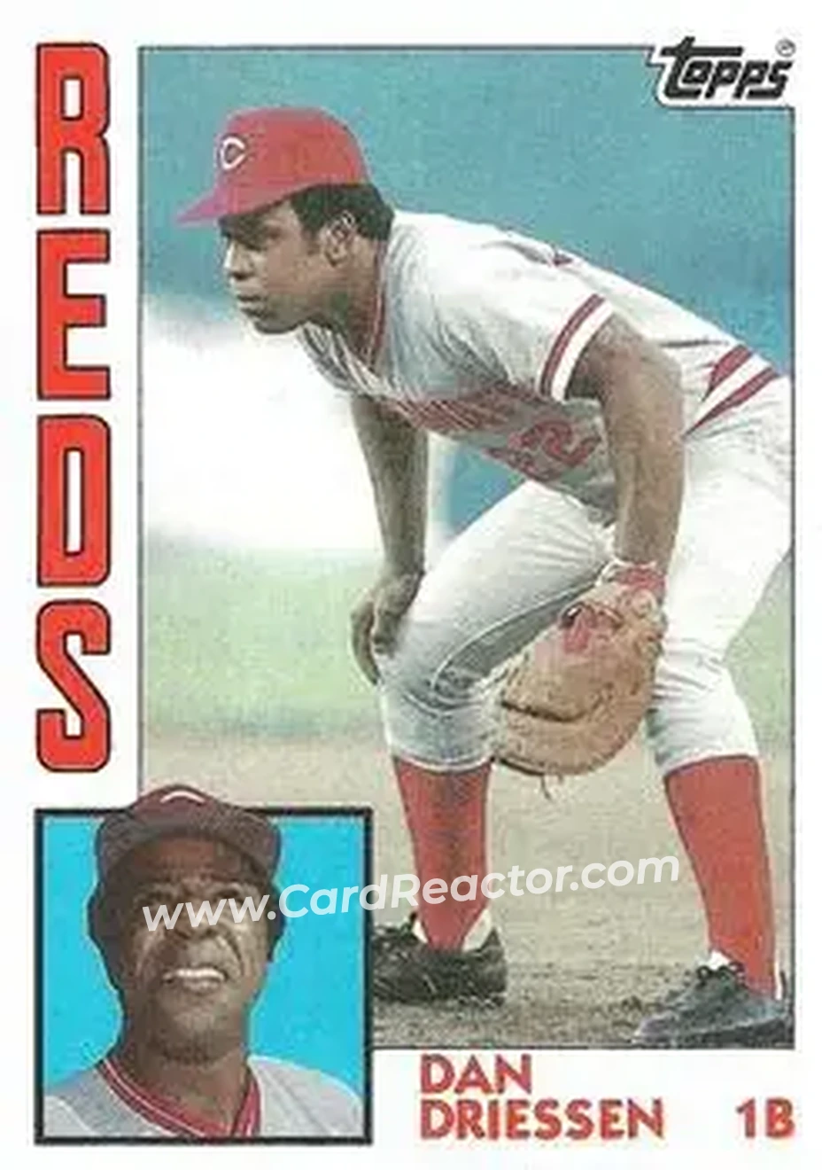 1984 Topps #585 - Dan Driessen - Cincinnati Reds - Front