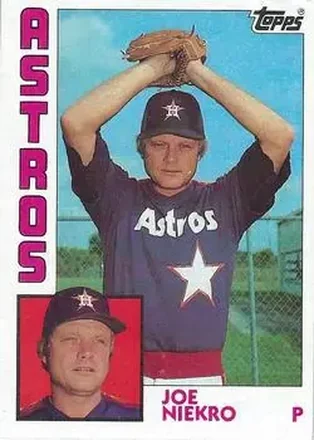 1984 Topps #586 - Joe Niekro - Houston Astros 1984 Topps #586 - Joe Niekro - Houston Astros