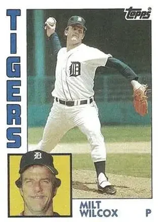1984 Topps #588 - Milt Wilcox - Detroit Tigers