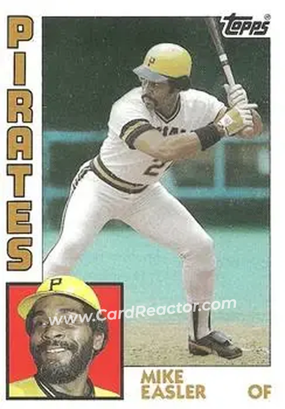 1984 Topps #589 - Mike Easler - Pittsburgh Pirates - Front
