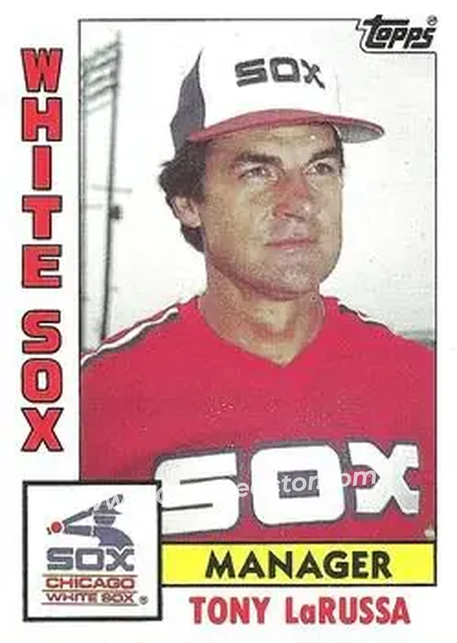 1984 Topps #591 - Tony La Russa - Chicago White Sox - Front