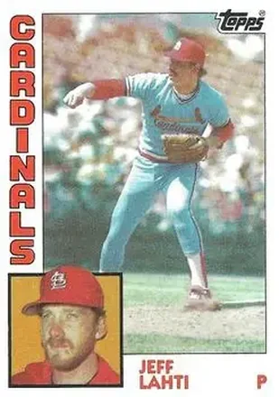 1984 Topps #593 - Jeff Lahti - St. Louis Cardinals