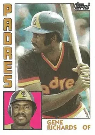 1984 Topps #594 - Gene Richards - San Diego Padres