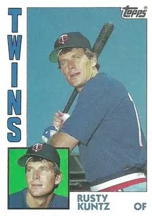 1984 Topps #598 - Rusty Kuntz - Minnesota Twins