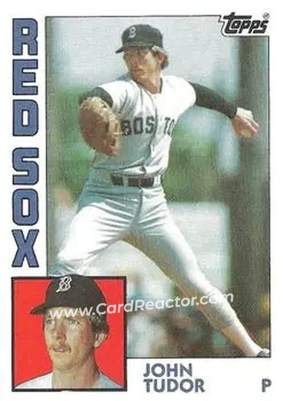 1984 Topps #601 - John Tudor - Boston Red Sox - Front 1984 Topps #601 - John Tudor - Boston Red Sox - Front