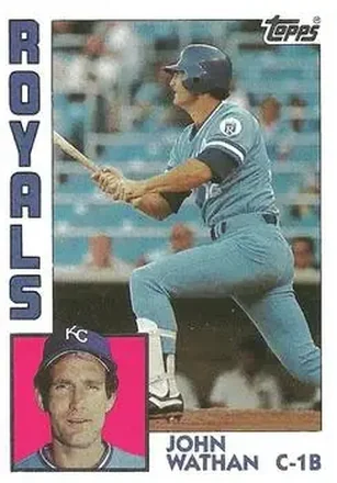 1984 Topps #602 - John Wathan - Kansas City Royals 1984 Topps #602 - John Wathan - Kansas City Royals