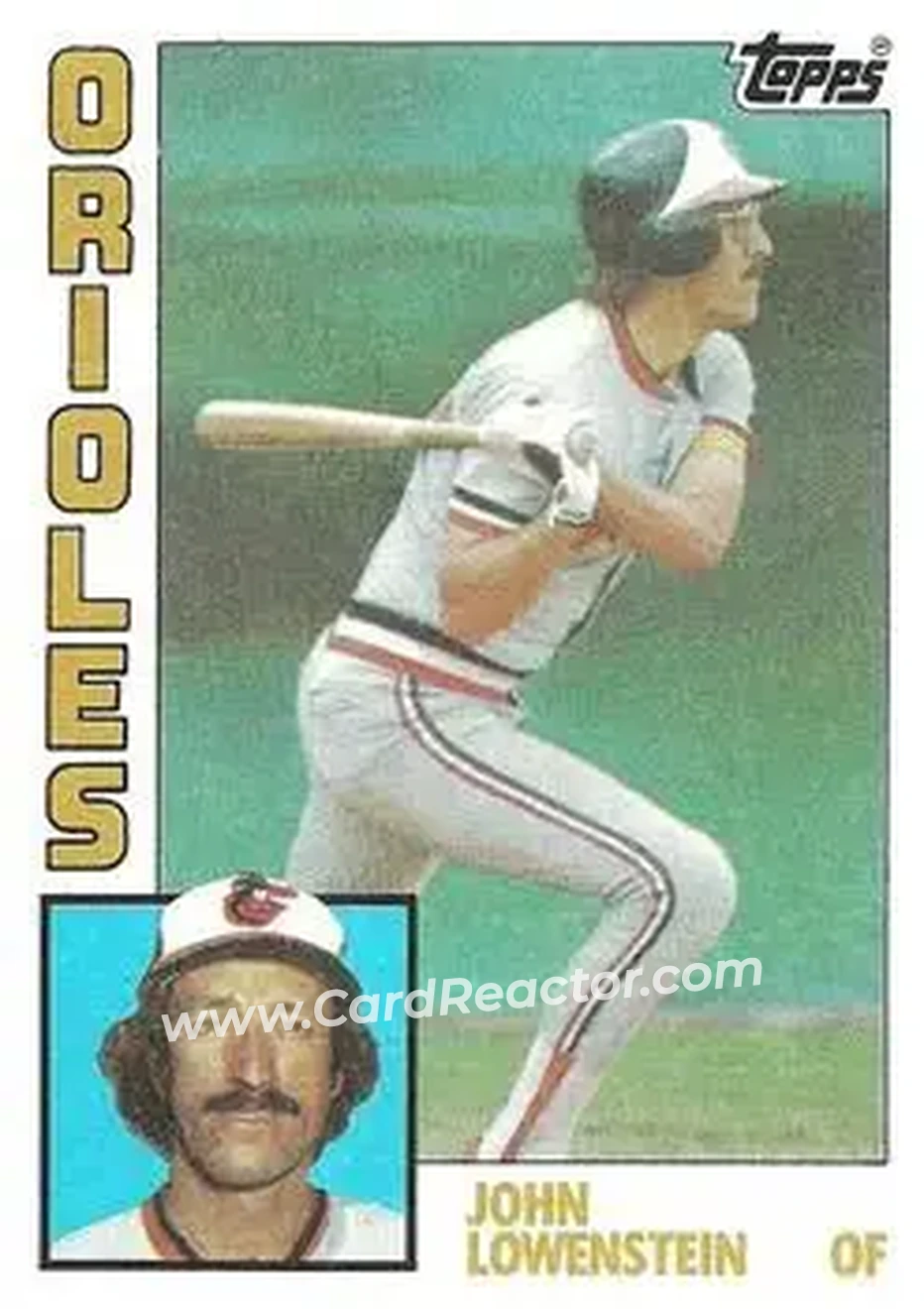 1984 Topps #604 - John Lowenstein - Baltimore Orioles - Front 1984 Topps #604 - John Lowenstein - Baltimore Orioles - Front