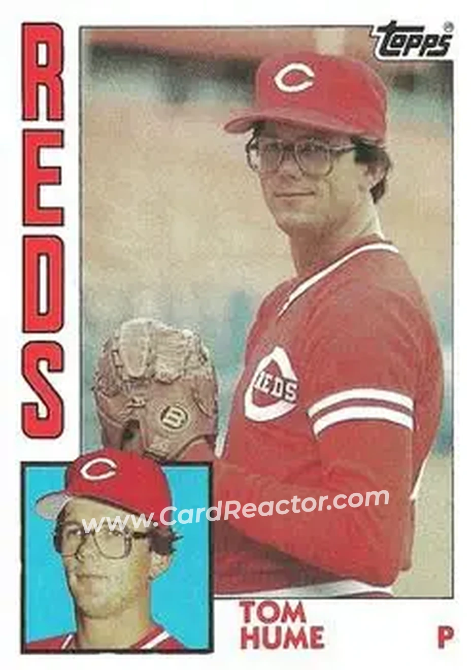 1984 Topps #607 - Tom Hume - Cincinnati Reds - Front