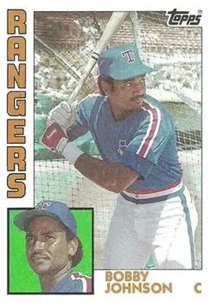1984 Topps #608 - Bobby Johnson - Texas Rangers
