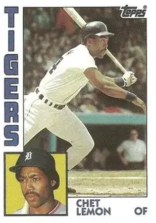 1984 Topps #611 - Chet Lemon - Detroit Tigers