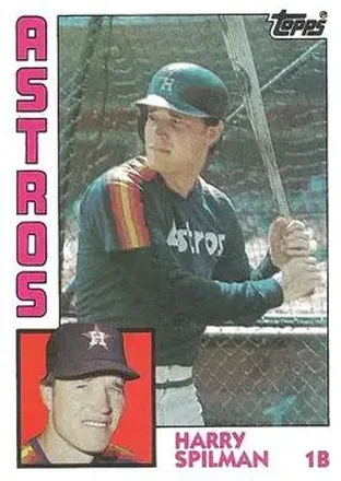 1984 Topps #612 - Harry Spilman - Houston Astros 1984 Topps #612 - Harry Spilman - Houston Astros
