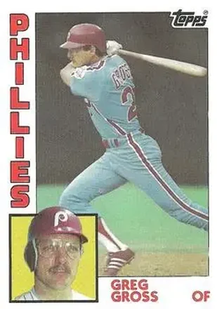 1984 Topps #613 - Greg Gross - Philadelphia Phillies
