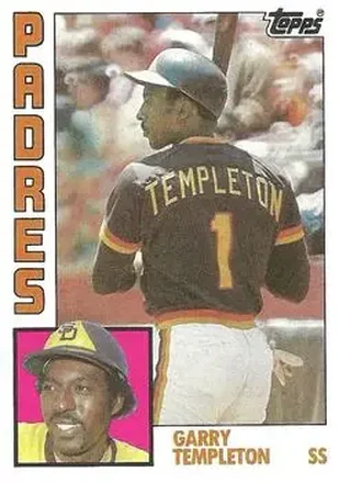 1984 Topps #615 - Garry Templeton - San Diego Padres 1984 Topps #615 - Garry Templeton - San Diego Padres