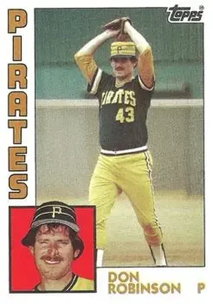 1984 Topps #616 - Don Robinson - Pittsburgh Pirates