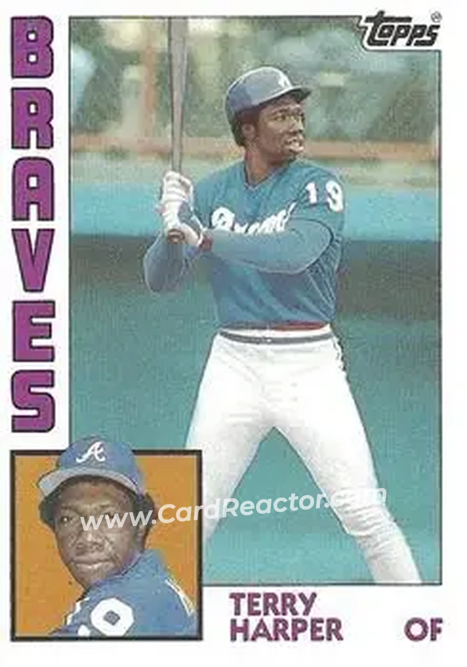 1984 Topps #624 - Terry Harper - Atlanta Braves - Front