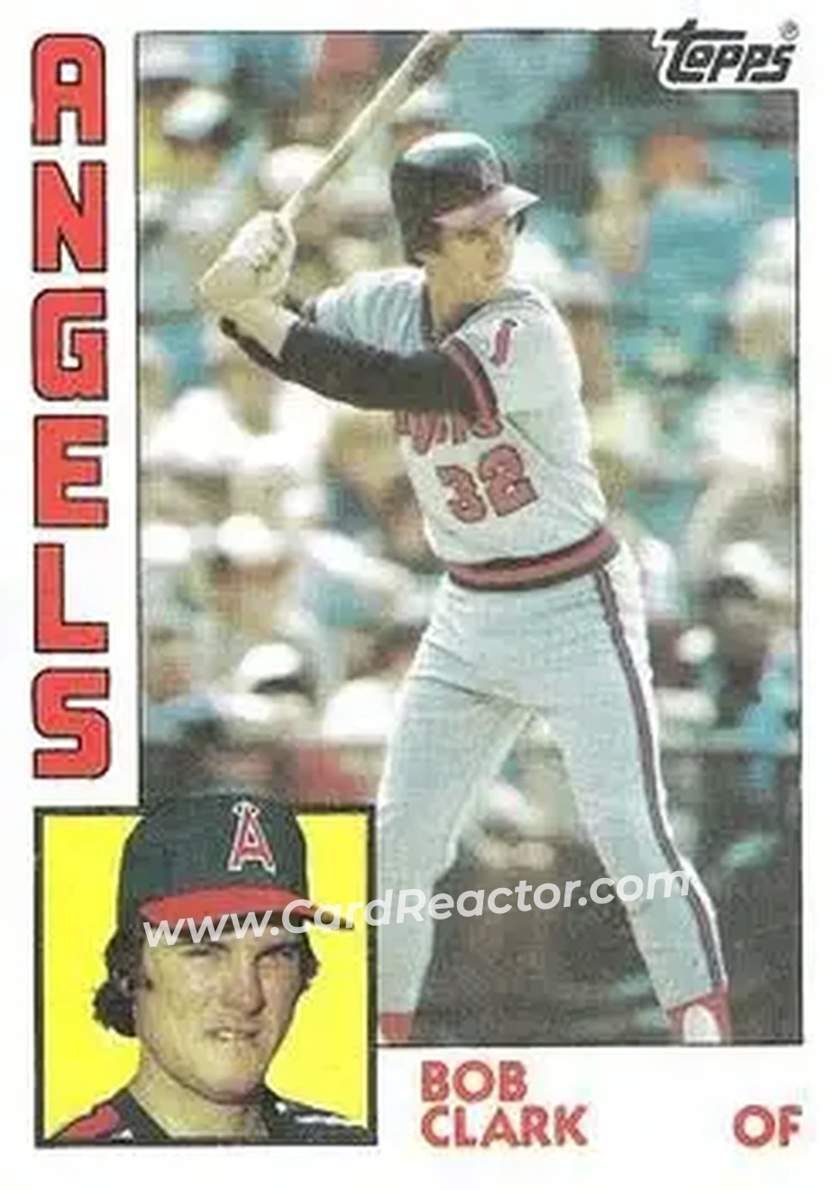 1984 Topps #626 - Bob Clark - California Angels - Front