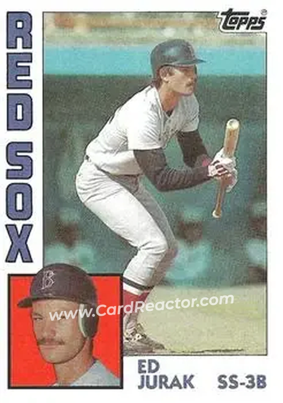 1984 Topps #628 - Ed Jurak - Boston Red Sox - Front