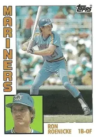 1984 Topps #647 - Ron Roenicke - Seattle Mariners
