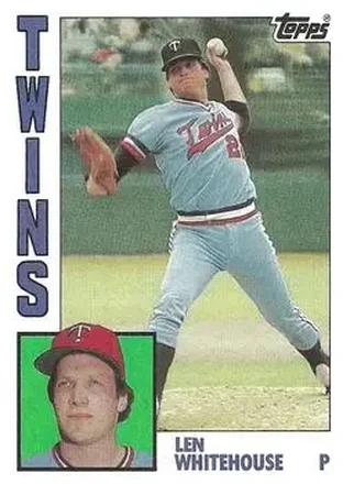 1984 Topps #648 - Len Whitehouse - Minnesota Twins 1984 Topps #648 - Len Whitehouse - Minnesota Twins
