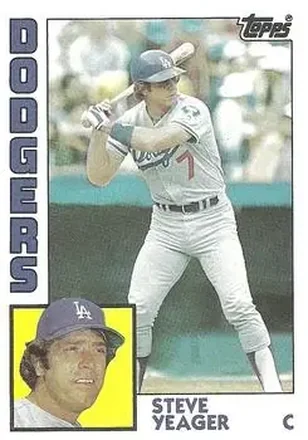 1984 Topps #661 - Steve Yeager - Los Angeles Dodgers