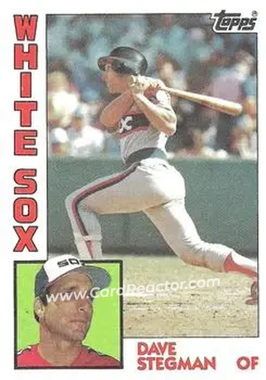 1984 Topps #664 - Dave Stegman - Chicago White Sox - Front