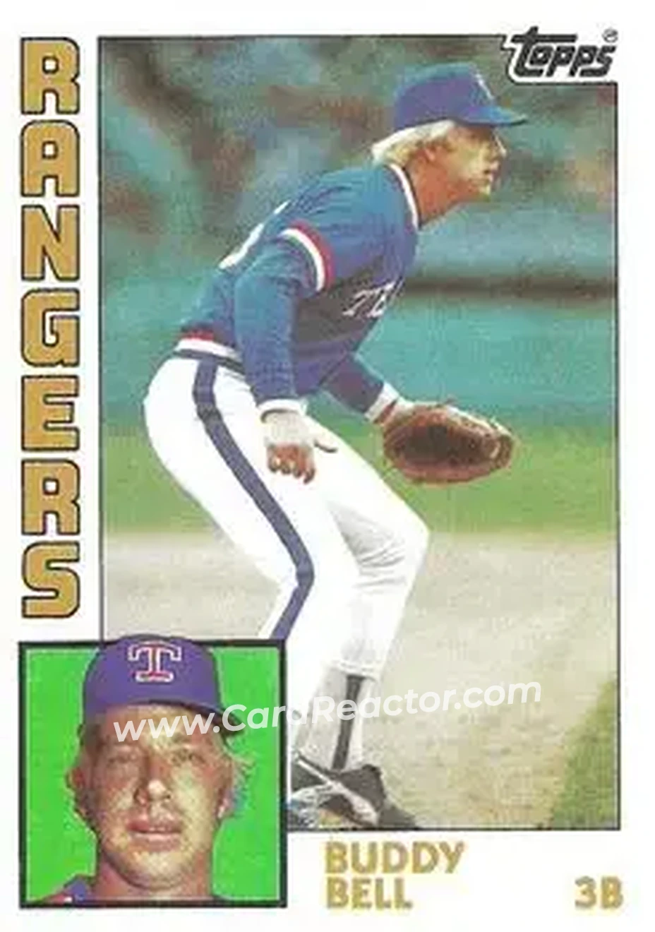 1984 Topps #665 - Buddy Bell - Texas Rangers - Front 1984 Topps #665 - Buddy Bell - Texas Rangers - Front