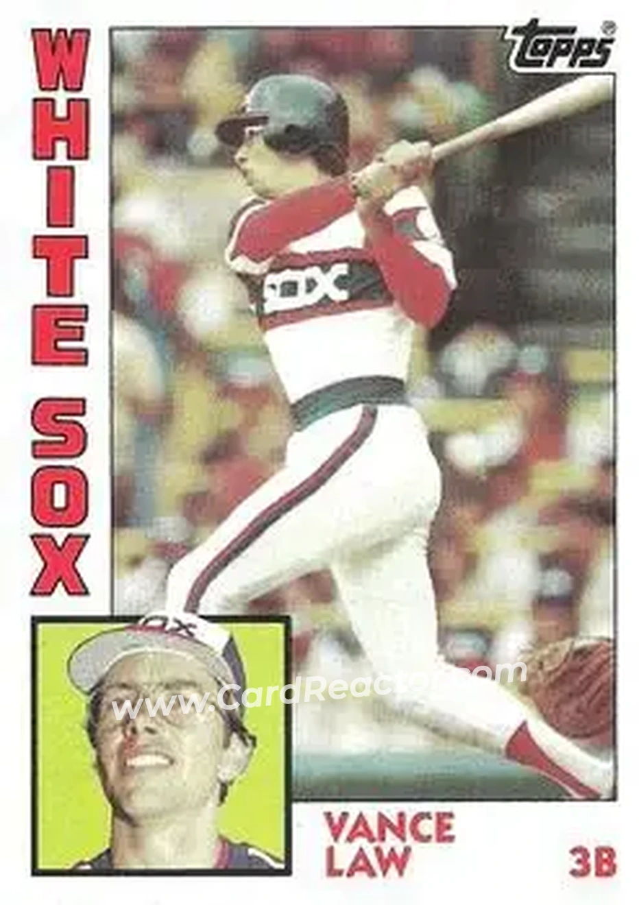 1984 Topps #667 - Vance Law - Chicago White Sox - Front
