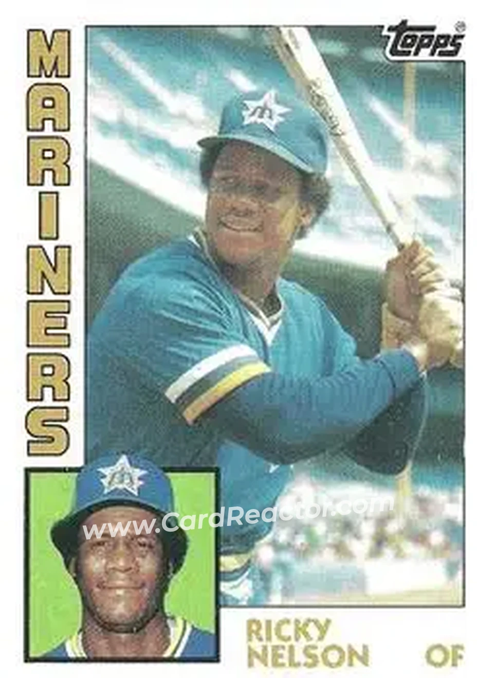 1984 Topps #672 - Ricky Nelson - Seattle Mariners - Front 1984 Topps #672 - Ricky Nelson - Seattle Mariners - Front