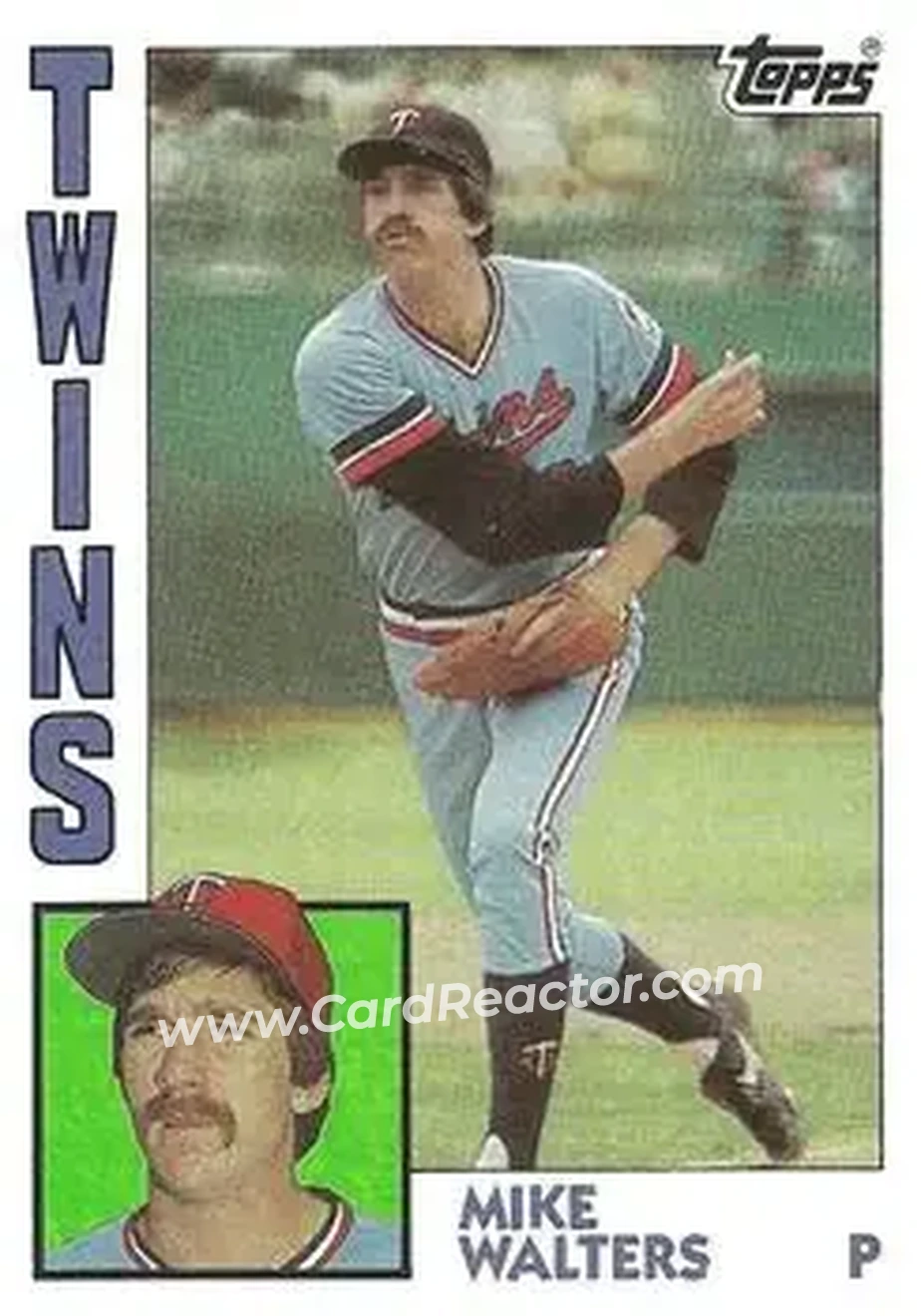 1984 Topps #673 - Mike Walters - Minnesota Twins - Front