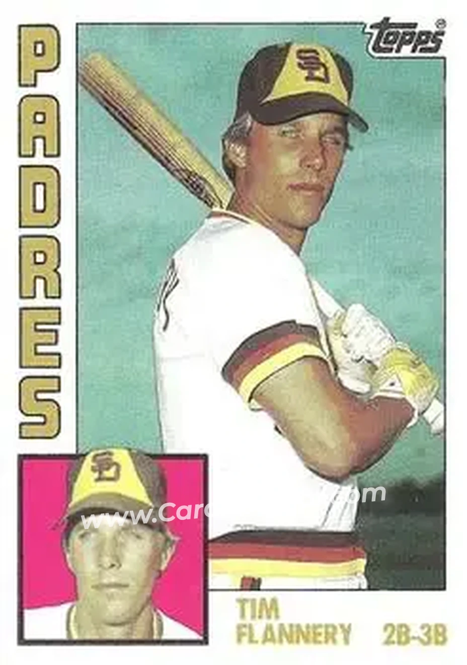 1984 Topps #674 - Tim Flannery - San Diego Padres - Front