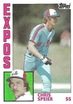 1984 Topps #678 - Chris Speier - Montreal Expos