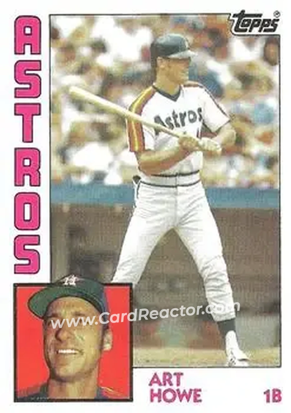 1984 Topps #679 - Art Howe - Houston Astros - Front