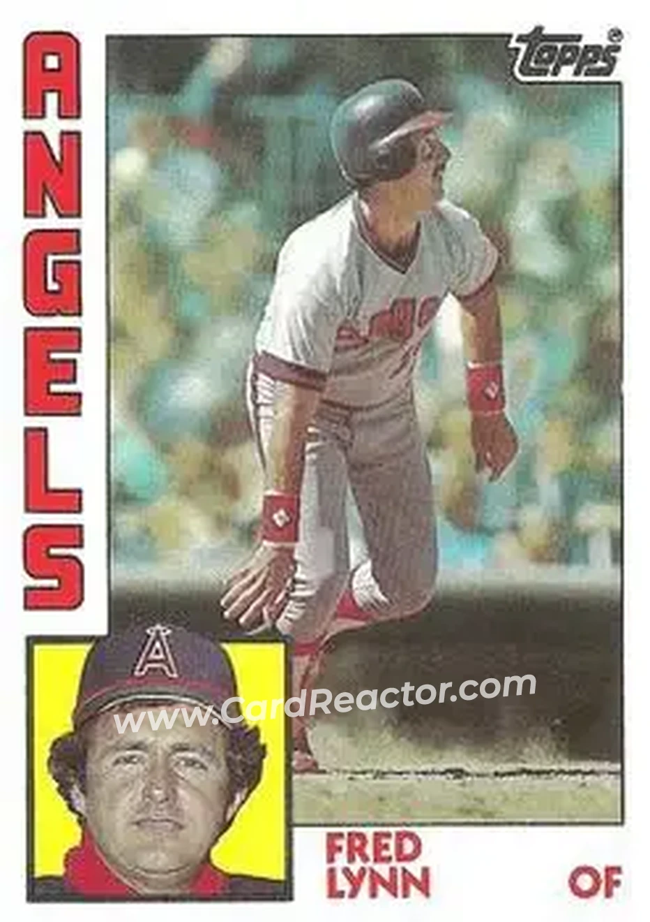 1984 Topps #680 - Fred Lynn - California Angels - Front 1984 Topps #680 - Fred Lynn - California Angels - Front